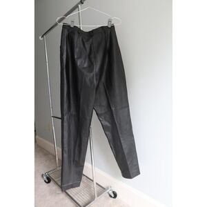 Avanti Women's‎ Black Leather Pants Size 11-12 Dominican Republic